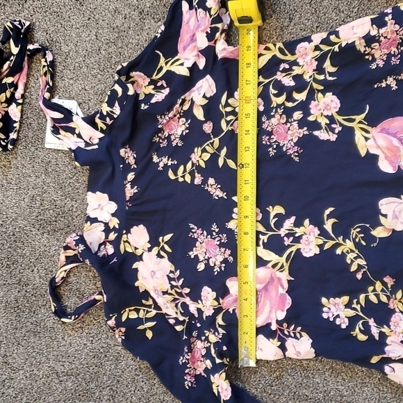 NWT Free People Tate Tunic/Mini Dress in Midnight Combo top - Picture 8 of 11